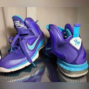 Nike LeBron Nine Summit Hornets size 8.5